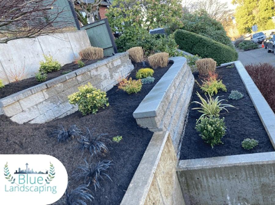Seating Walls by Blue Landscaping Services